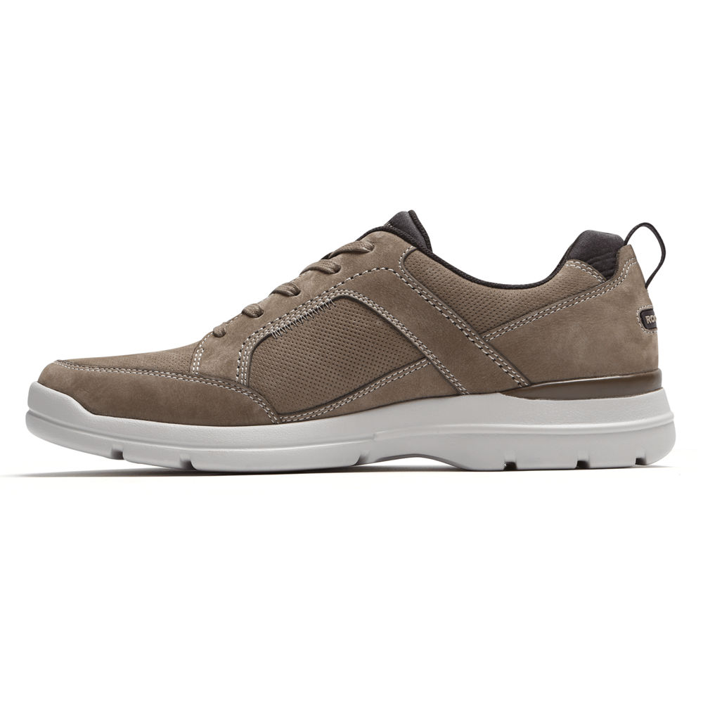 Zapatillas Rockport Hombre Mexico - City Edge Lace-Up Grises - UJSPB4891